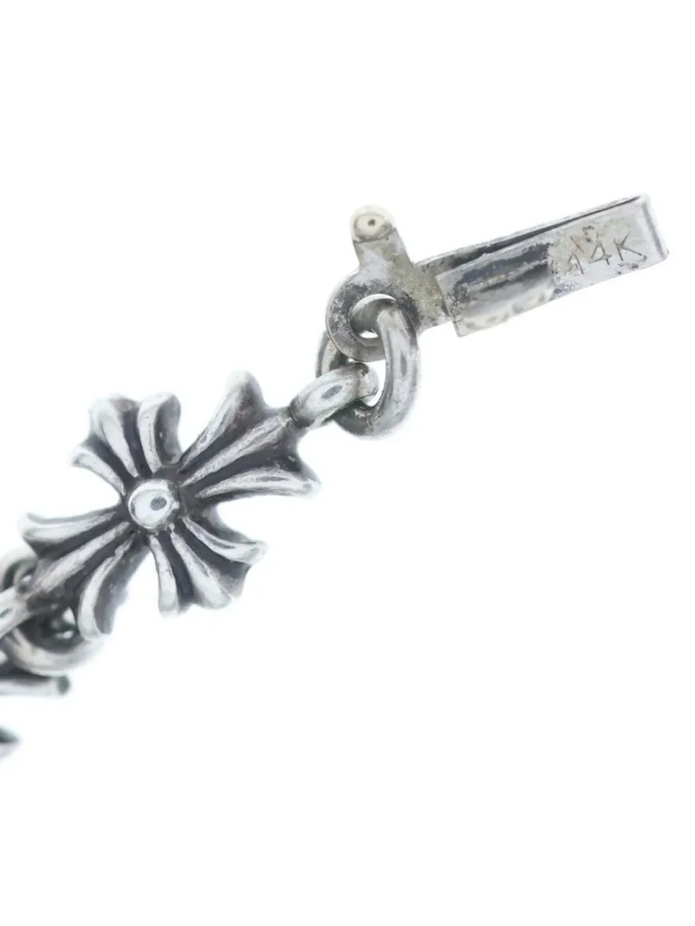 Chrome Hearts Tny CH Pls Tiny CH Plus Bracelet Silver